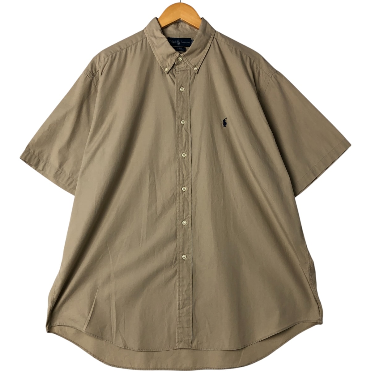 古着 ラルフローレン Ralph Lauren BLAKE 半袖 ボタンダウンシャツ メンズXL相当/eaa560648