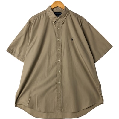 古着 ラルフローレン Ralph Lauren BLAKE 半袖 ボタンダウンシャツ メンズXL相当/eaa560648