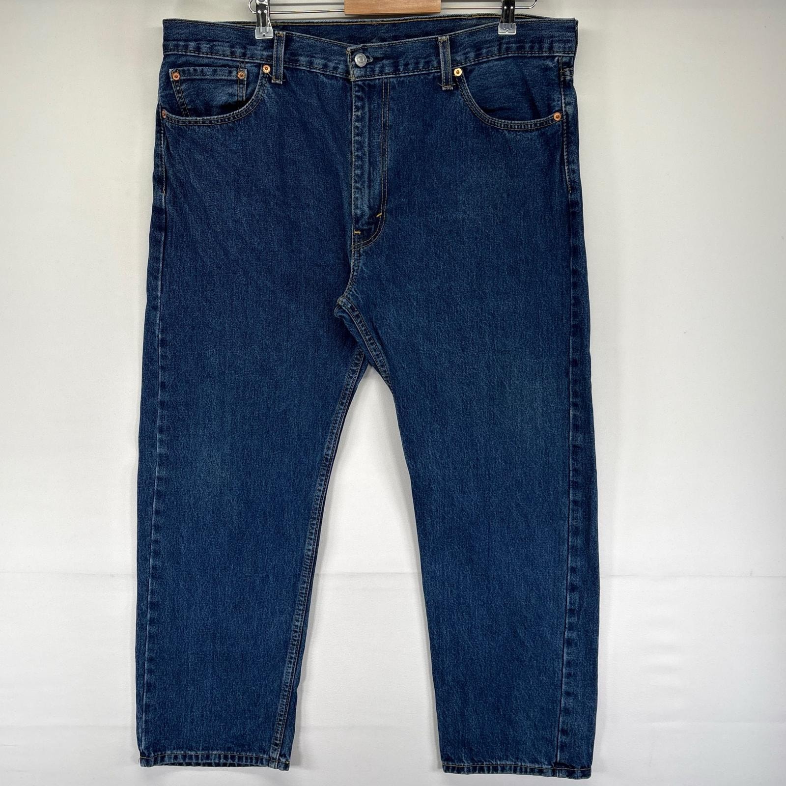 古着 リーバイス Levi's デニム パンツ 505 大きいサイズ ジッパーフライ 5ポケット ジーンズ ジーパン W40 L30  ブルー系 メンズ