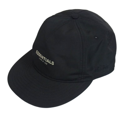 FEAR OF GOD フィアオブゴッド キャップ ESSENTIALS エッセンシャルズ x NEW ERA ニューエラ ブラック系 O/S【中古】