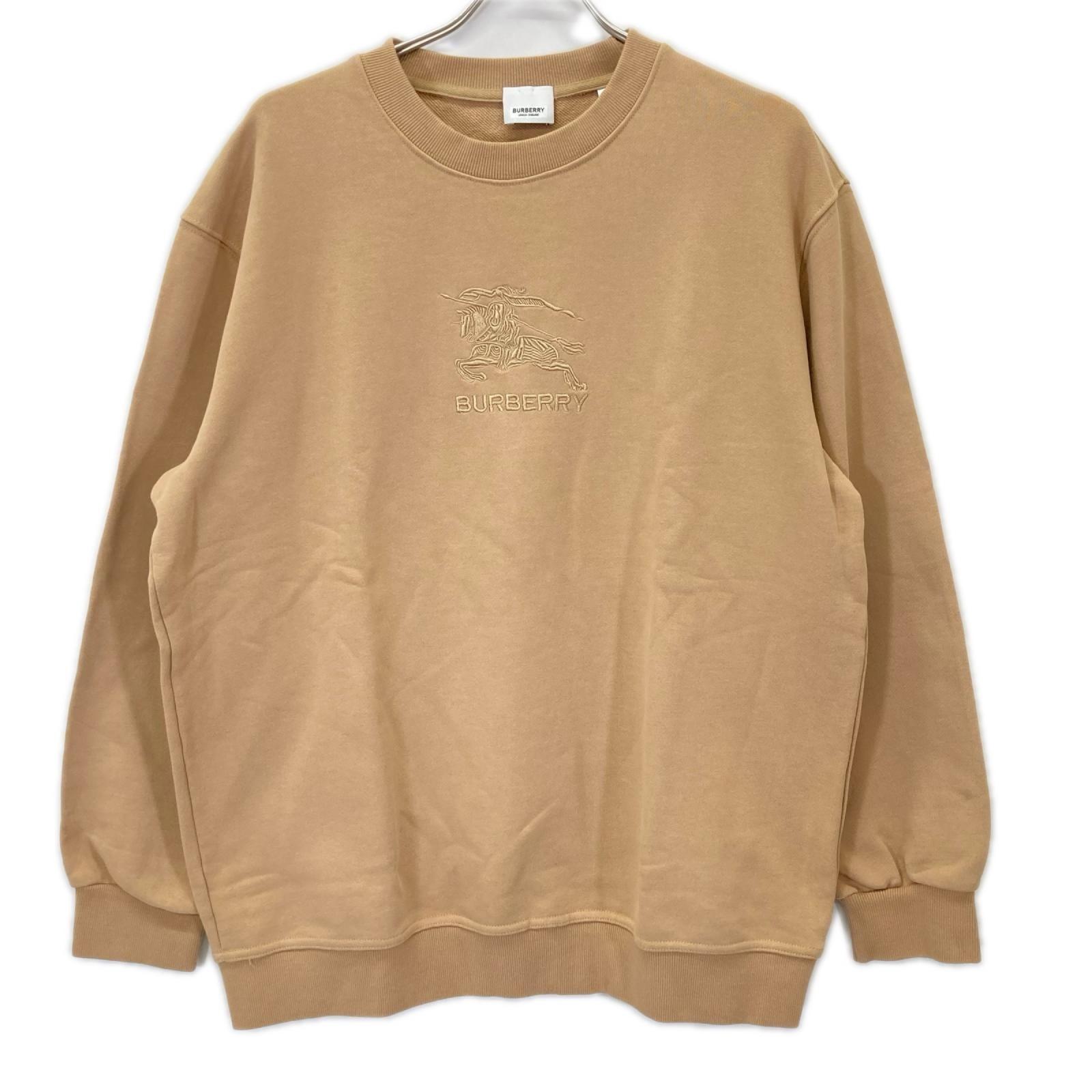 バーバリー ベージュ  EKDロゴスウェット XXL