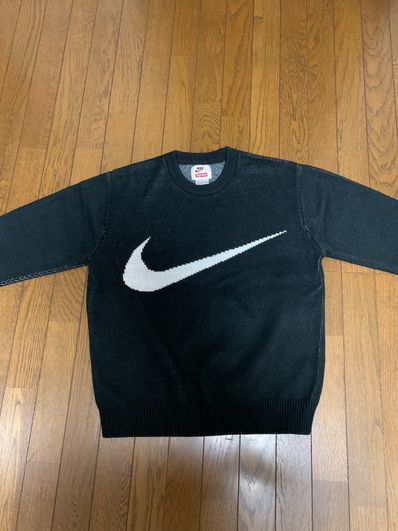 Supreme / Nike Swoosh Sweater "Black"