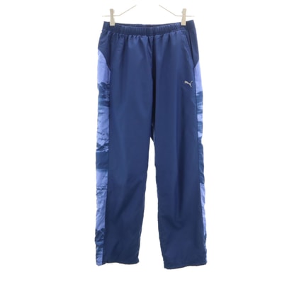 PUMA プーマ トレーニング ウインドパンツ M ネイビー系 裏トリコット