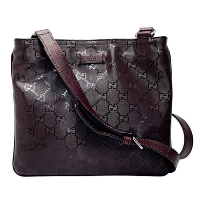 ☆☆GUCCI グッチ GGインプリメ 201533 ブラウン系 ショルダーバッグ レディース シルバー金具