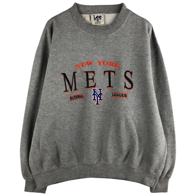 古着 00年代 リー Lee SPORT MLB NEW YORK METS ニューヨークメッツ スウェットシャツ トレーナー メンズL相当/eaa596757