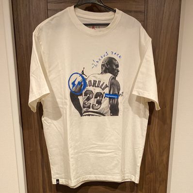 Air Jordan Travis Scott Fragment Tee "White"