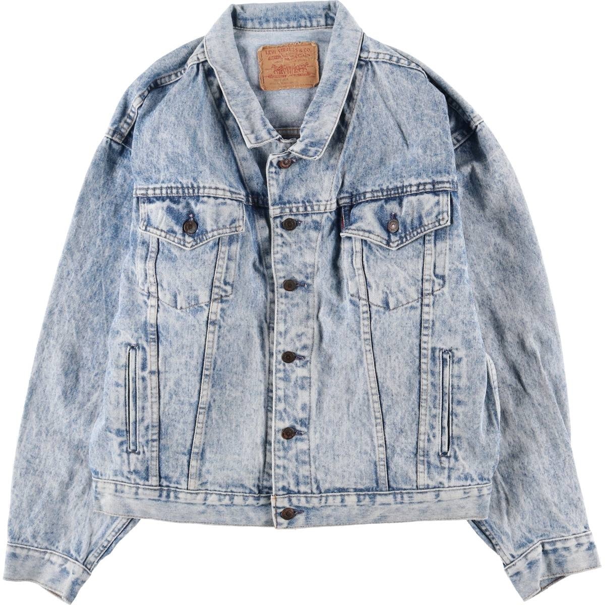 古着 リーバイス Levi's デニムジャケット Gジャン カナダ製 メンズL相当/eaa602066