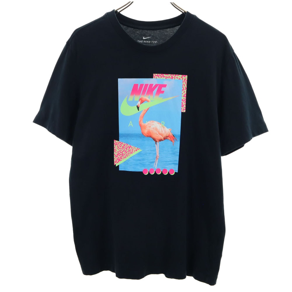 NIKE ナイキ フラミンゴ 半袖 Tシャツ L ブラック