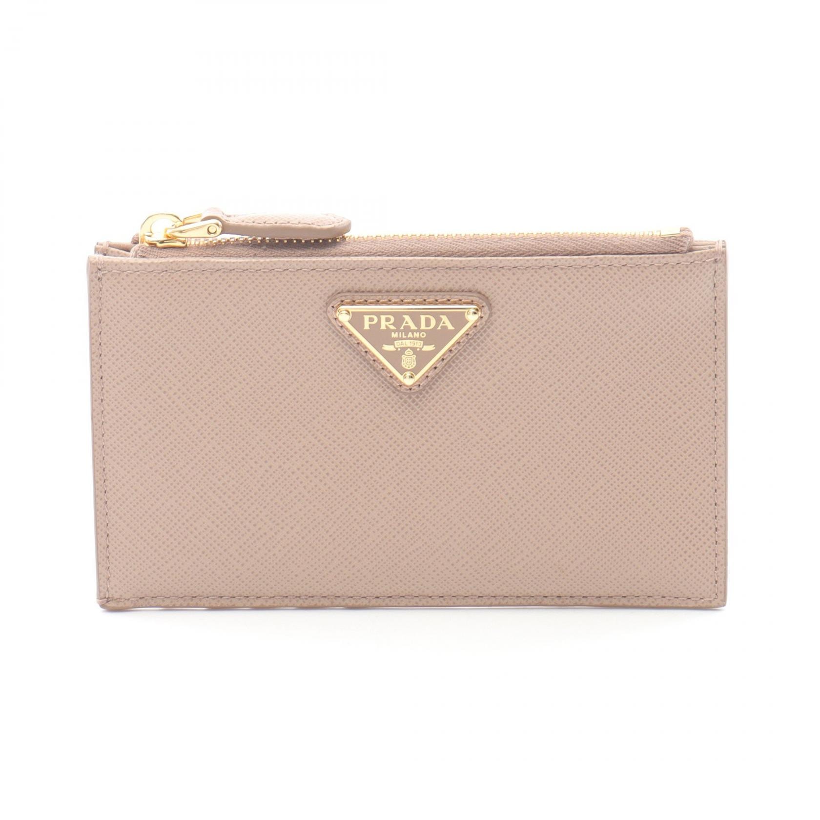プラダ PRADA SAFFIANO TRIANG カードケース アクセサリー サフィアーノレザー レディース ピンク系 1MC086QHHF0236 【新品】