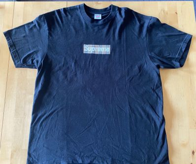 Supreme / Burberry Box Logo Tee "Black"