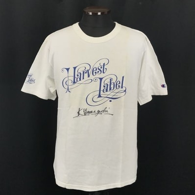 レア★HARVEST LABEL Koichi Yamaguchi × Champion★半袖Tシャツ【Mens size -M/白/White】Vintage/Tops/Shirts◆BG932
