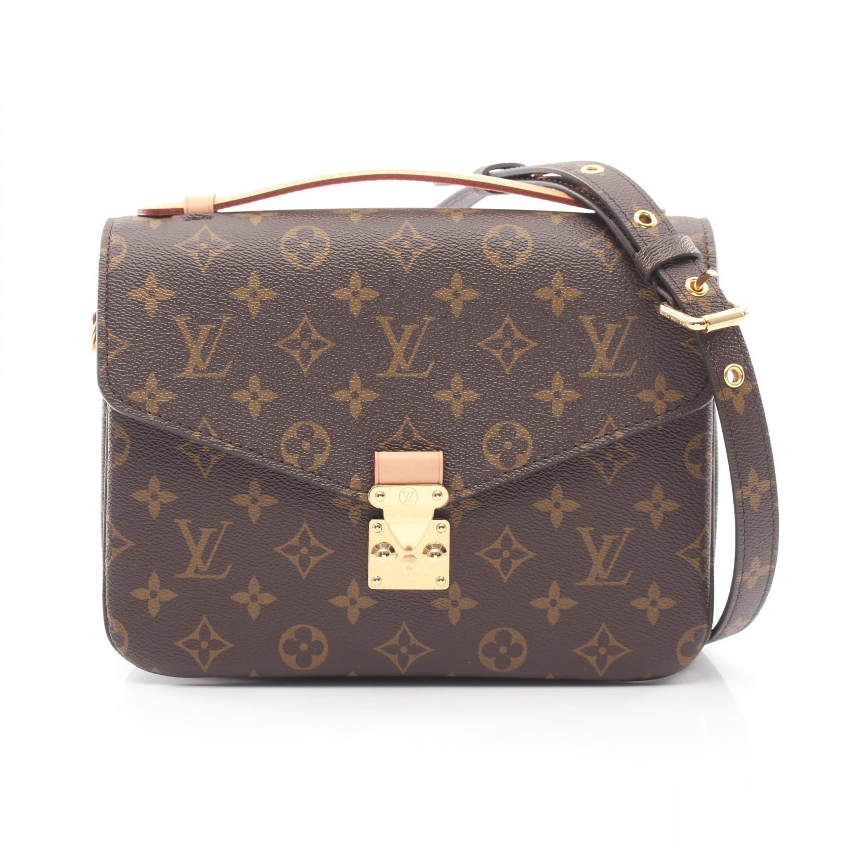 ルイ・ヴィトン LOUIS VUITTON ポシェット メティス MM 2WAY ハンドバッグ バッグ PVCコーティングキャンバス レザー モノグラム レディース ブラウン系 M44875 【中古】