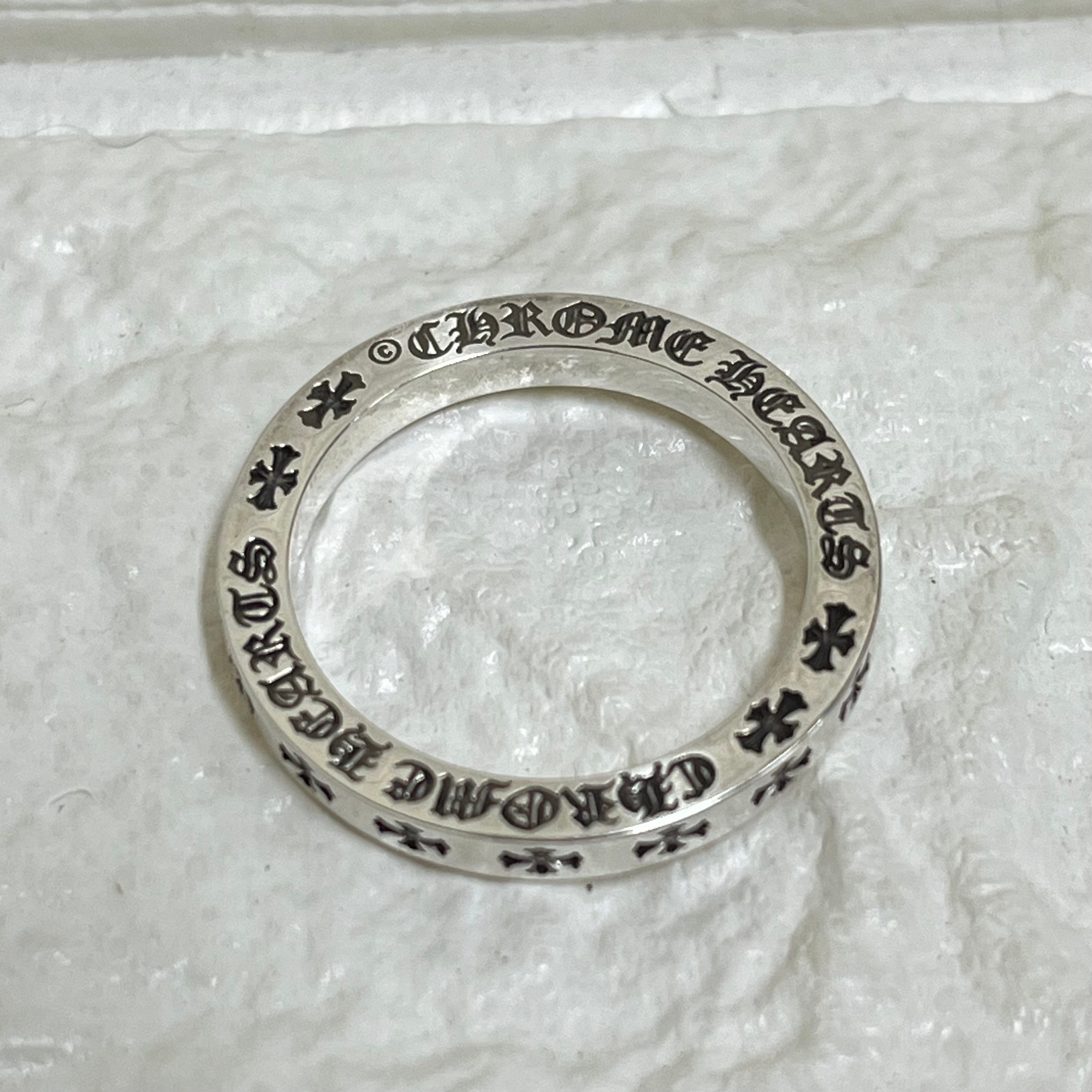 Chrome Hearts Spacer Ring 3mm CH Maribu Fuck You "Silver"