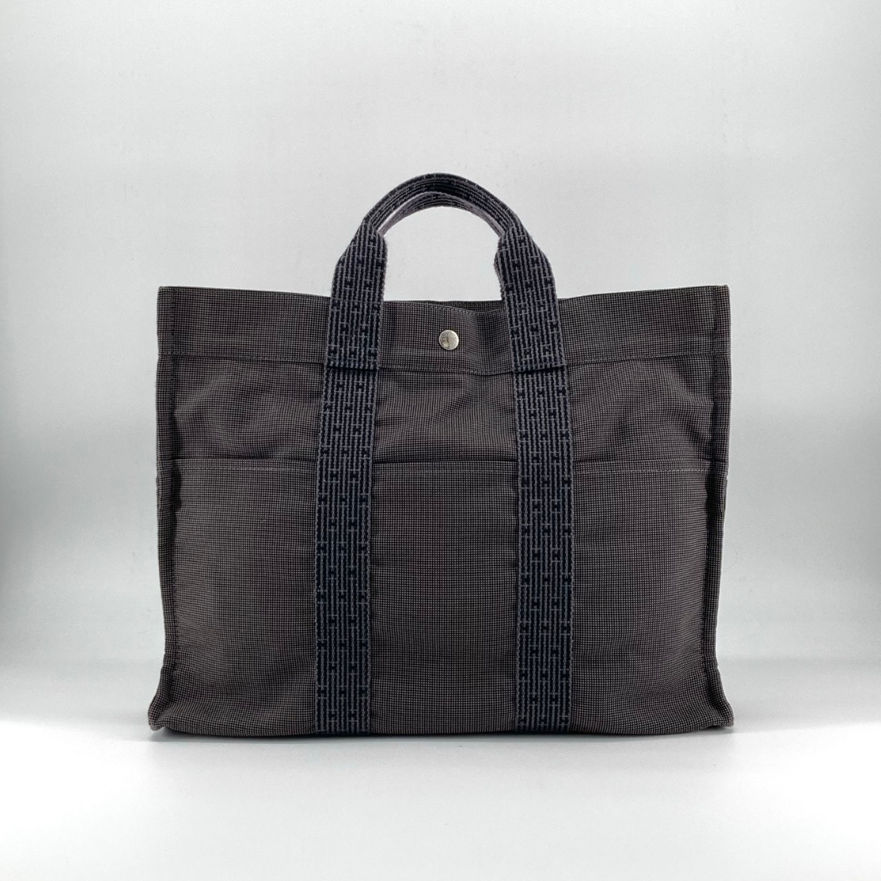 HERMES(エルメス) エールラインMM ハンドバッグ グレー
