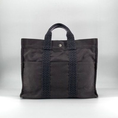 HERMES(エルメス) エールラインMM ハンドバッグ グレー