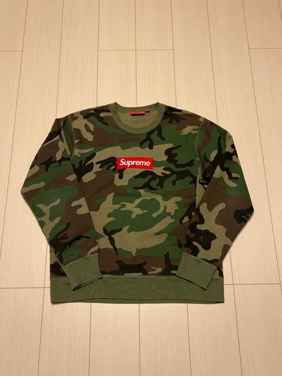 Supreme Box Logo Crewneck "Woodland Camo" (15FW)