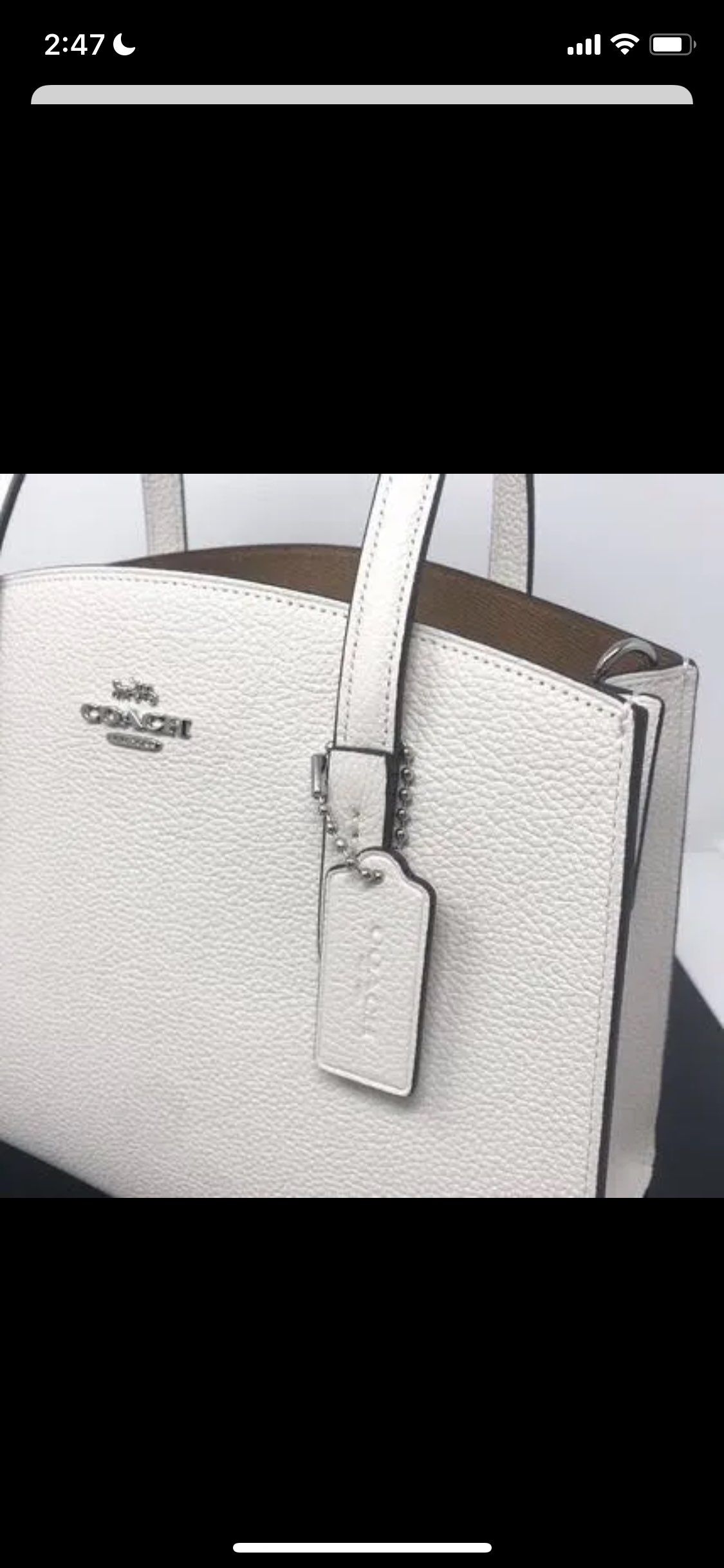 Coach Charlie Carryall 28 "Chalk"