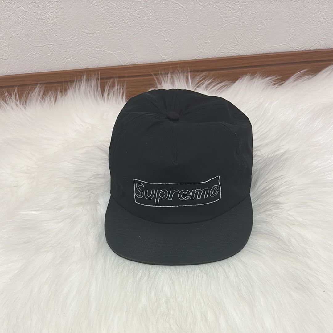 Supreme KAWS Chalk Logo 5-Panel "Black"