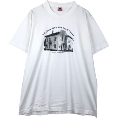 古着 90年代 フルーツオブザルーム FRUIT OF THE LOOM プリントTシャツ USA製 メンズXL相当 ヴィンテージ/eaa654041