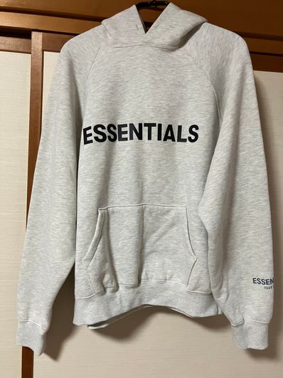 FEAR OF GOD ESSENTIALS 3D Silicon Applique Pullover Hoodie "Oatmeal"