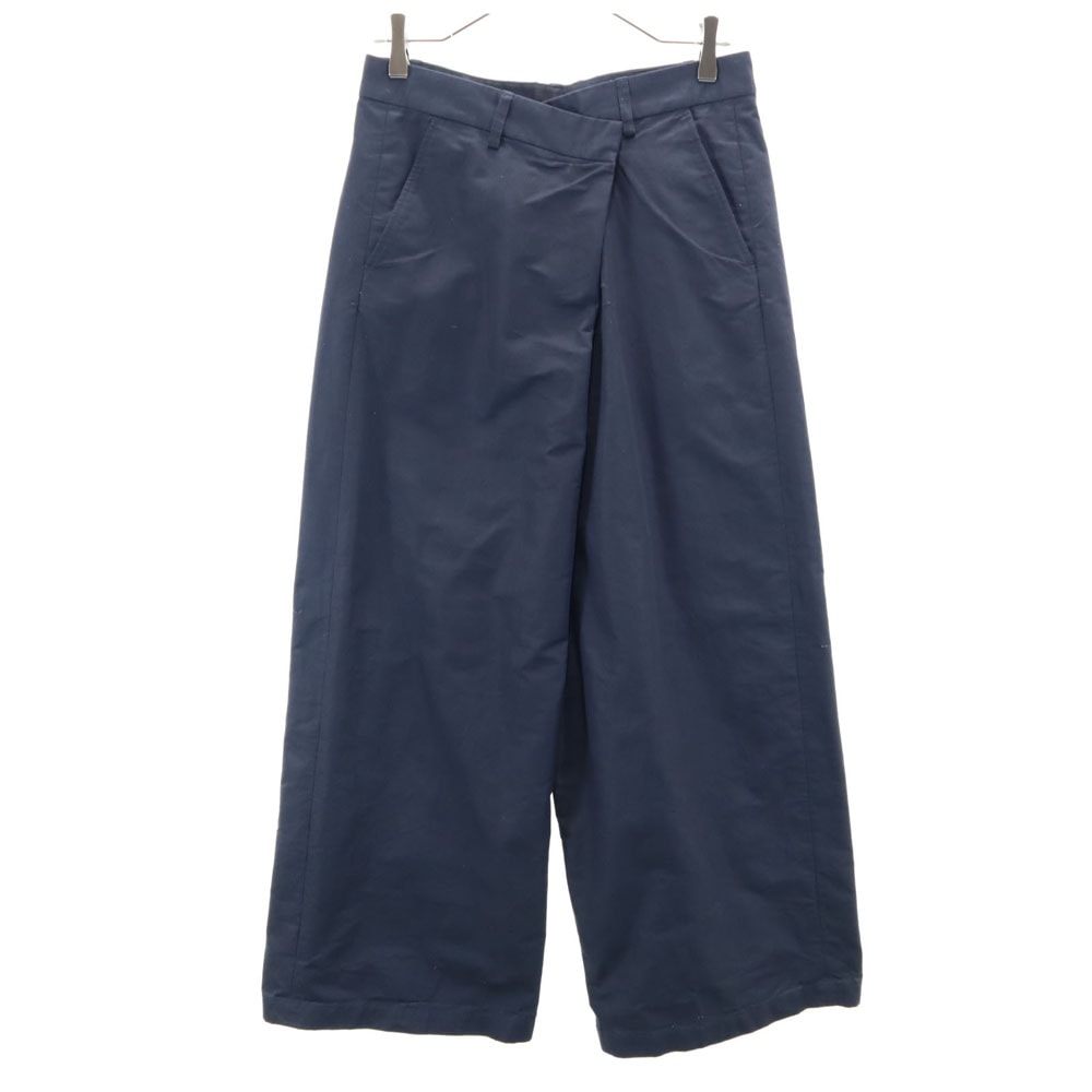 08sircus ゼロエイトサーカス 日本製 ワイド ラップパンツ 1 濃紺 袴パンツ サルエル