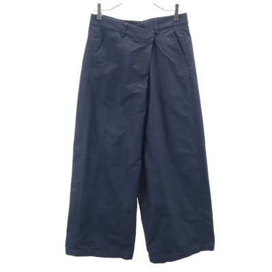 08sircus ゼロエイトサーカス 日本製 ワイド ラップパンツ 1 濃紺 袴パンツ サルエル