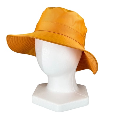 未使用品 エルメス ハット オレンジ レディース 56