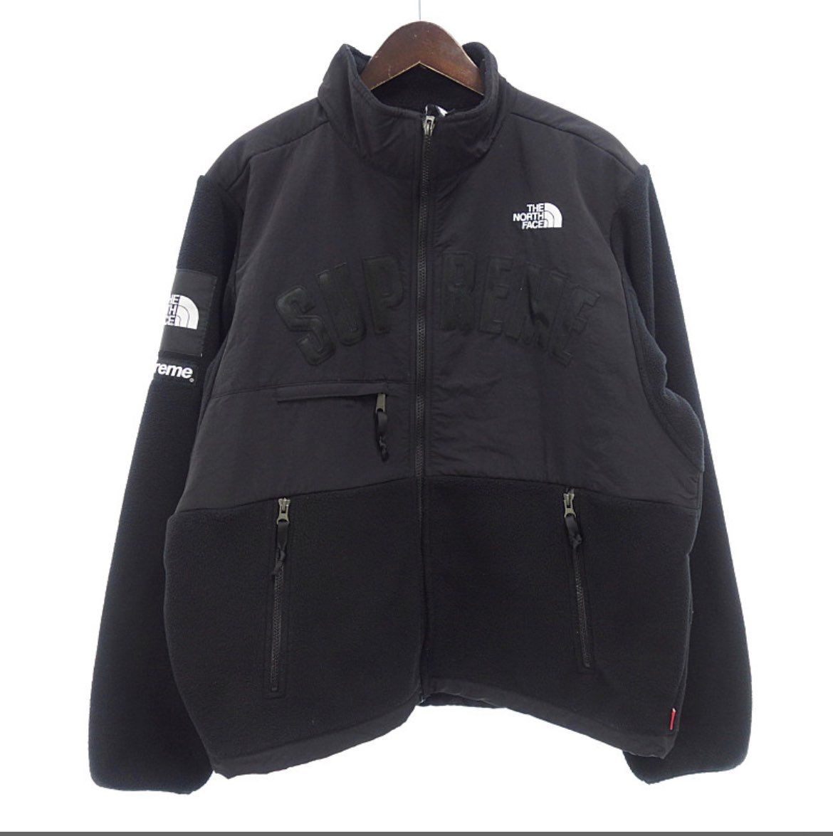 Supreme x The North Face Arc Logo Denali Fleece Jacket "Black"
