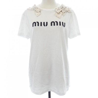 ミュウミュウ MIU MIU MJN292 1YMT Tシャツ