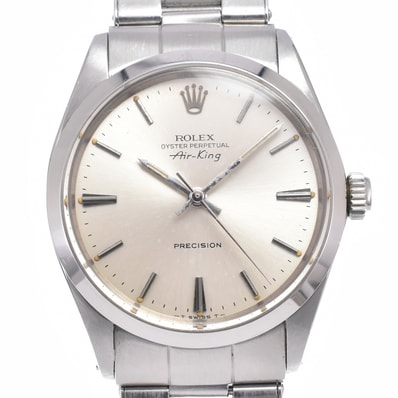 ロレックス ROLEX 5500 ヴィンテージ オイスターパーペチュアル エアキング Cal.1520 自動巻き メンズ 美品 箱・保証書付き B#149373