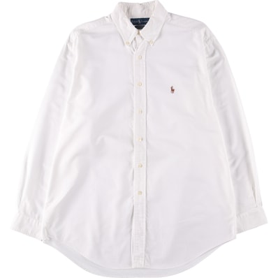 古着 ラルフローレン Ralph Lauren YARMOUTH 長袖 ボタンダウンシャツ メンズL相当/eaa540706