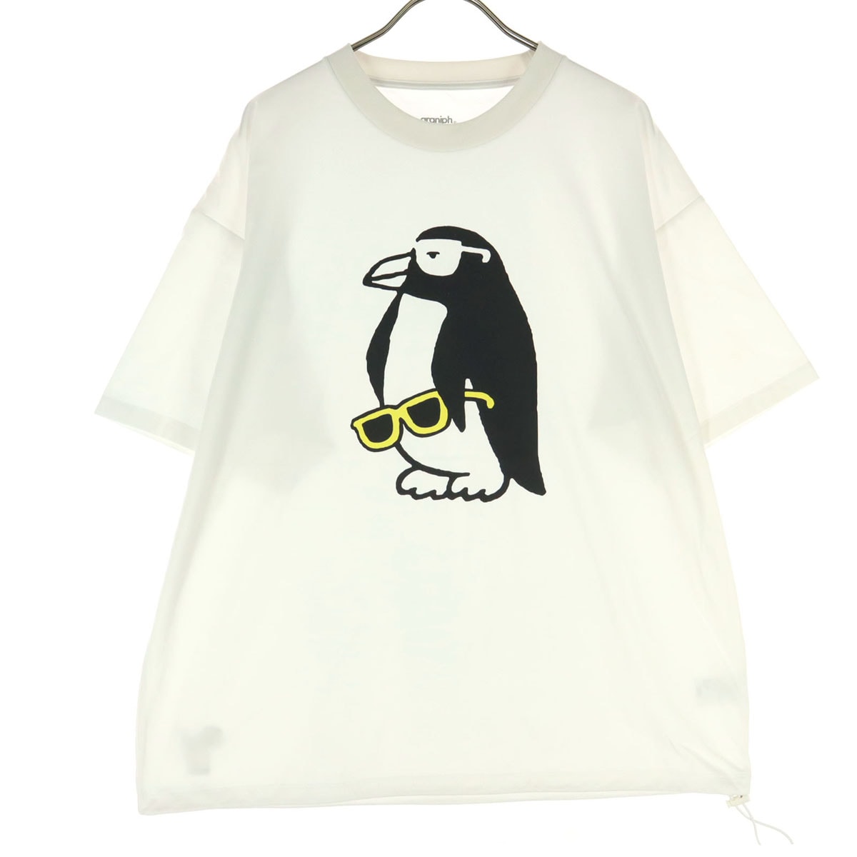 美品 graniph グラニフ 半袖 ペンギン Tシャツ M ホワイト
