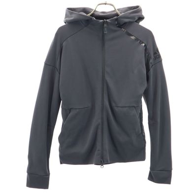 adidas アディダス トレーニング 長袖 ジップパーカー M グレー系
