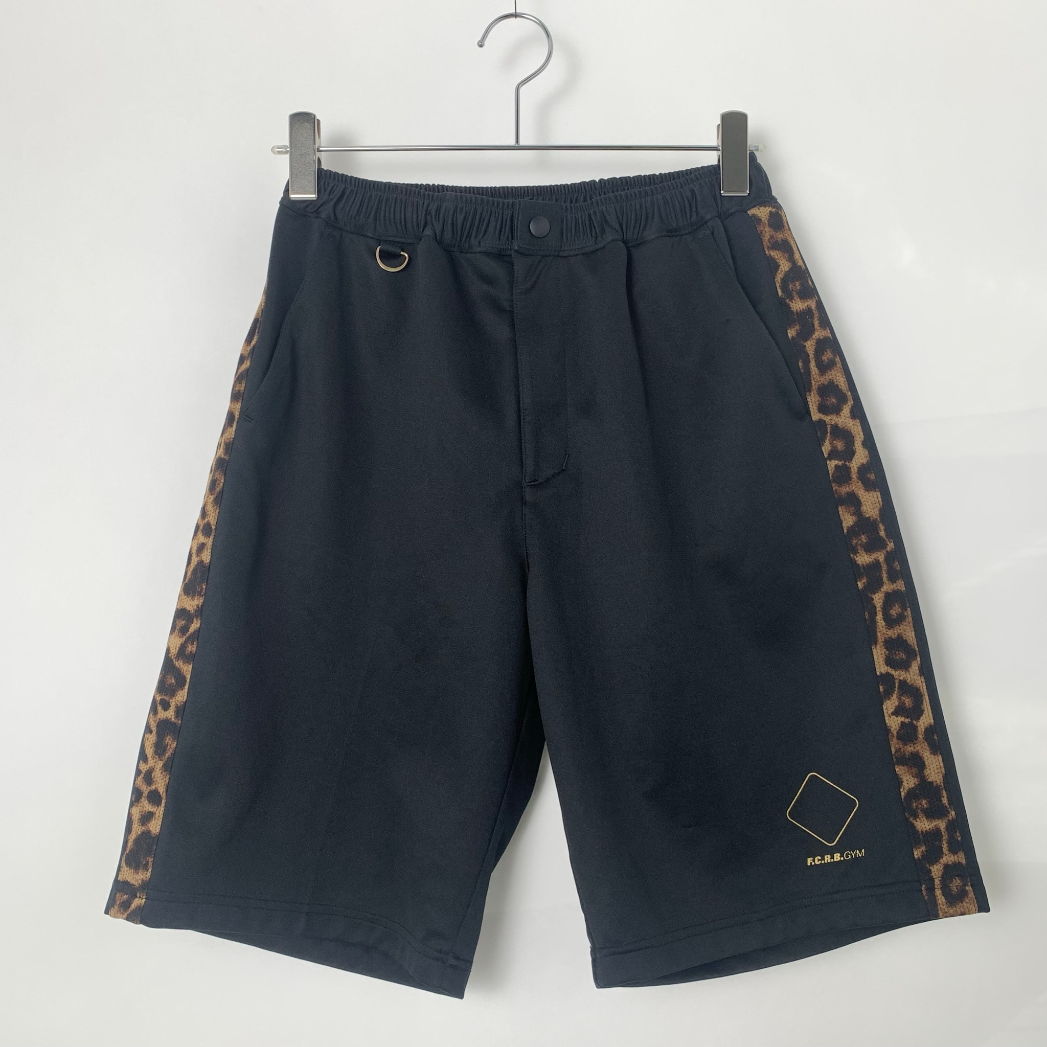 NIKE F.C.R.B.GYM PDK HALF PANT Black/leopard