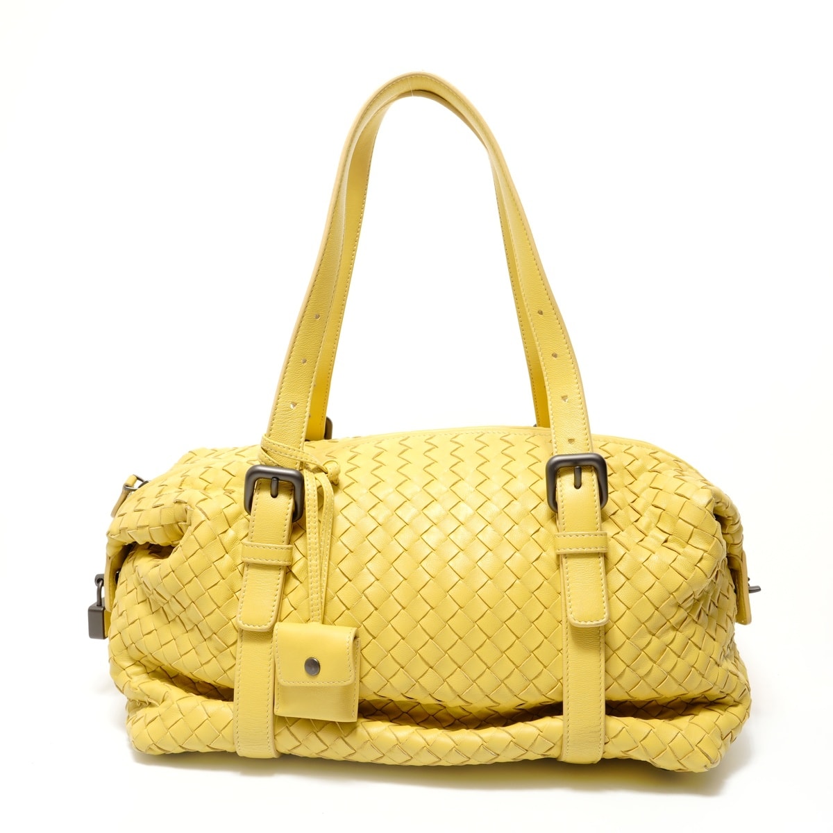 ボッテガヴェネタ BOTTEGAVENETA イントレチャート ショルダーバッグ【中古】
