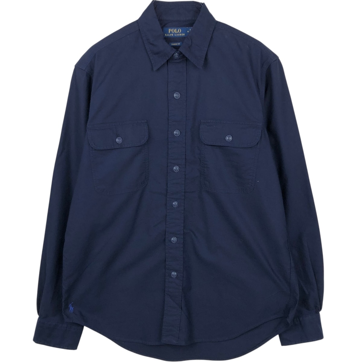 古着 ラルフローレン Ralph Lauren CLASSIC FIT 長袖 コットンシャツ メンズM相当/eaa678409