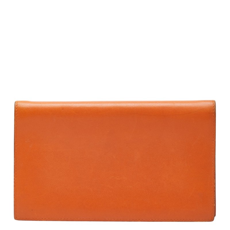 エルメス アジェンダ ヴィジョン 手帳カバー □K 2007 オレンジ スイフト レディース HERMES 【中古】