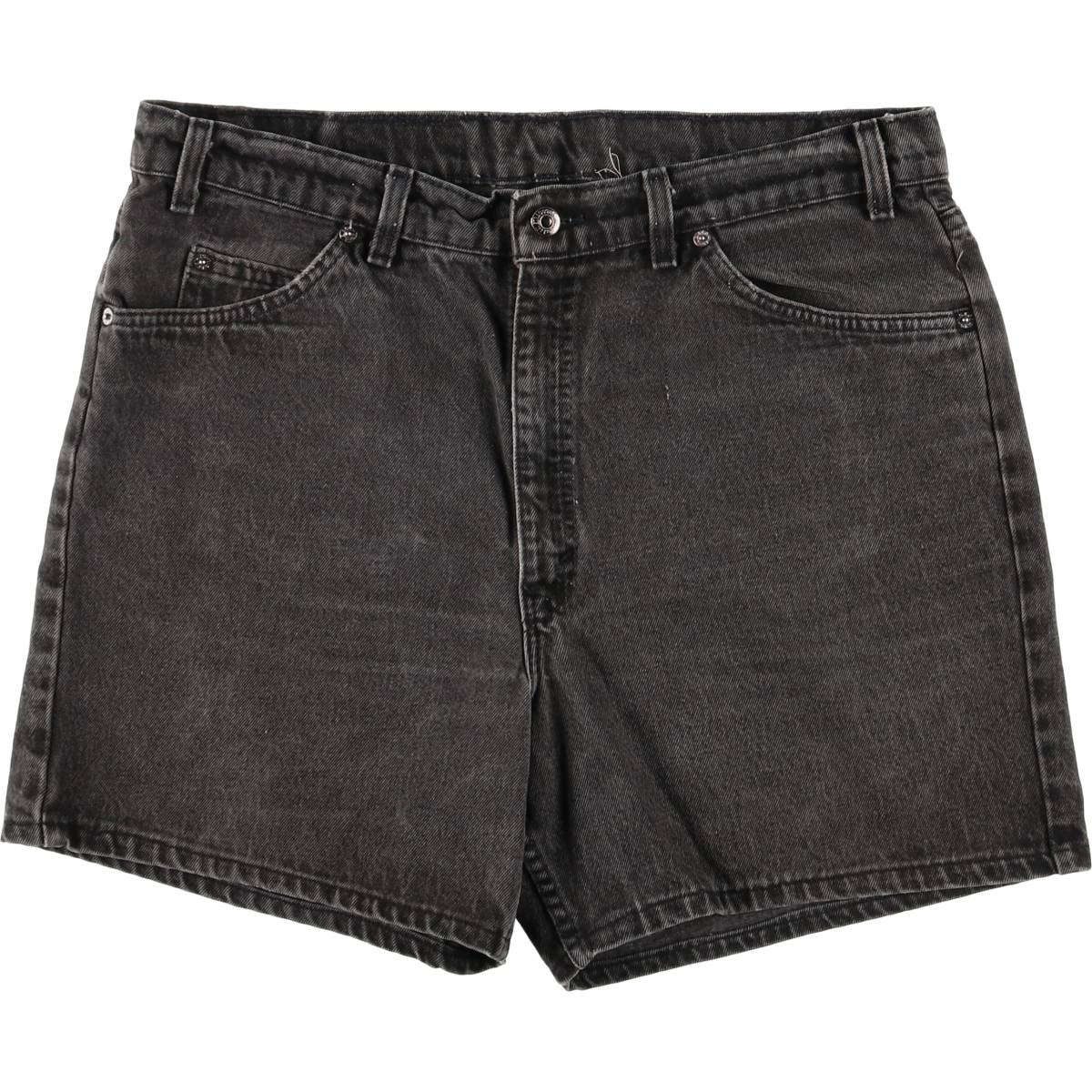 古着 リーバイス Levi's 550 RELAXED FIT ブラックデニムショーツ ショートパンツ USA製 メンズw37相当/eaa553775