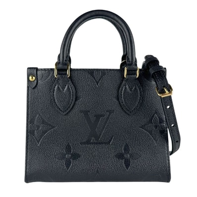 ルイ ヴィトン LOUIS VUITTON ハンドバッグ ショルダーバッグ モノグラム アンプラント オンザゴーBB モノグラムアンプラント ノワール レディース M46993【中古】 z9625