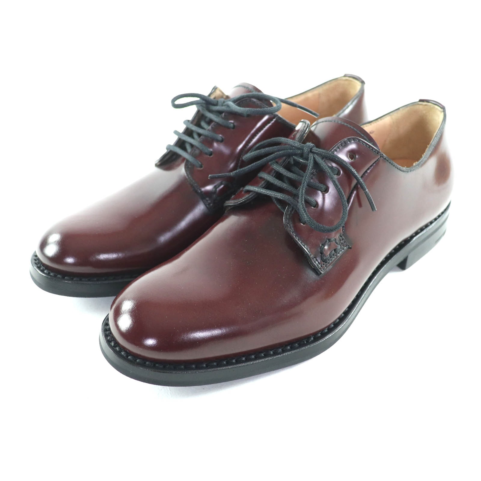 極美品 チャーチ レザーシューズ シャノン バーガンディ レディース 35