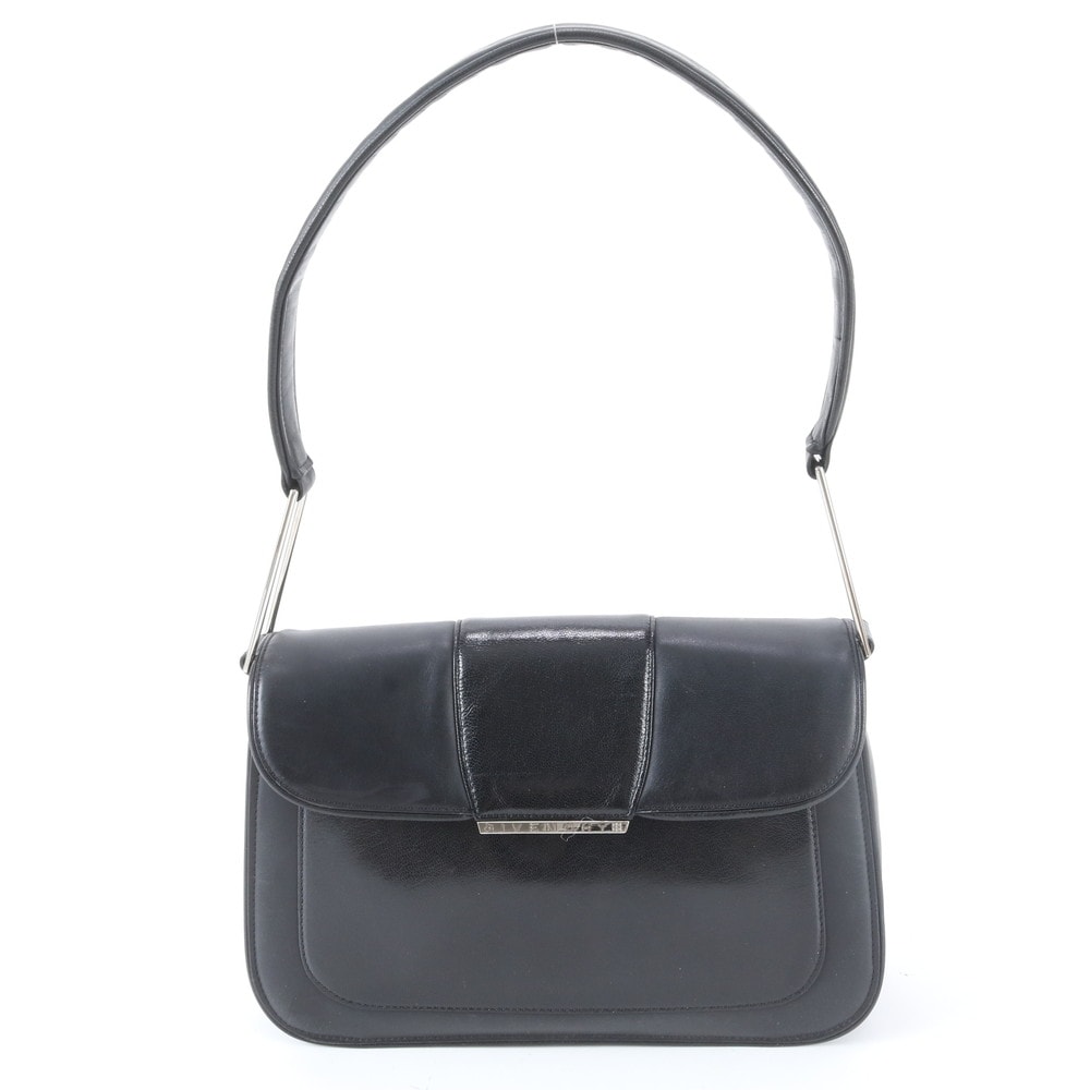 ■美品 ジバンシー フラップショルダーバッグ レザー