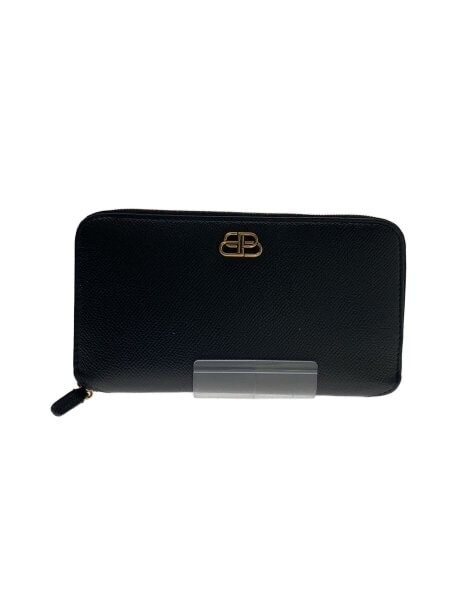 バレンシアガ BB ロゴ ジップアラウンドウォレット "ブラック" 601390 1IZ7M 1000