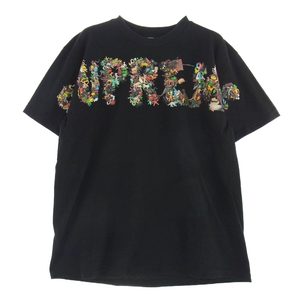 Supreme シュプリーム Tシャツ 21SS Toy Pile Tee Black トイ パイル Tシャツ ブラック ブラック系 M【中古】