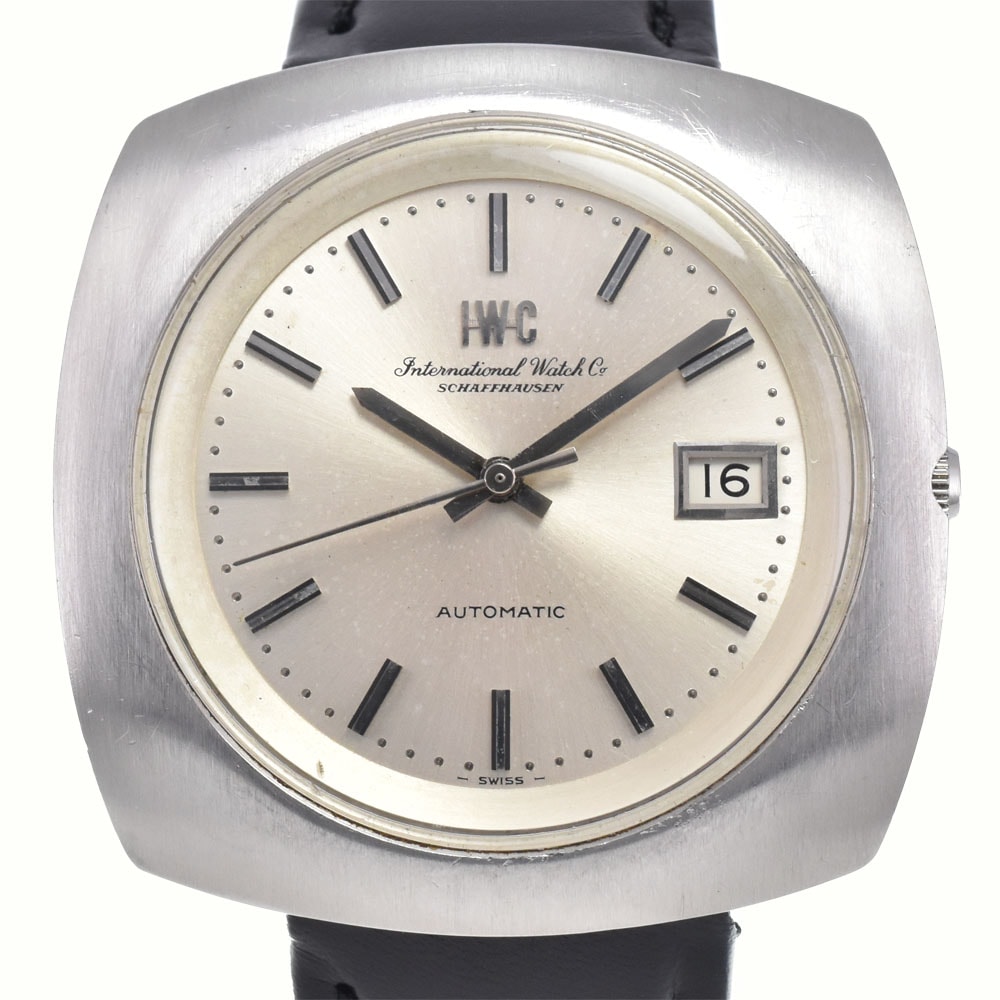 IWC IWC SCHAFFHAUSEN Ref.R852A ヴィンテージ オールドインター Cal.8541B デイト シルバー 自動巻き メンズ 腕時計 L#148070