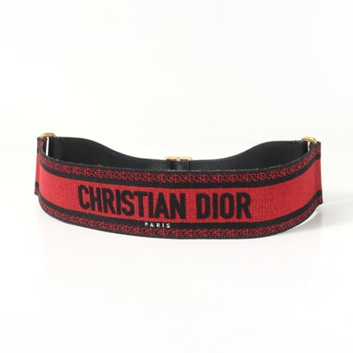 ■美品■Christian Dior クリスチャンディオール ベルト サイズ75 ロゴ刺繍 ブランド古着【中古】20260423/RA8814