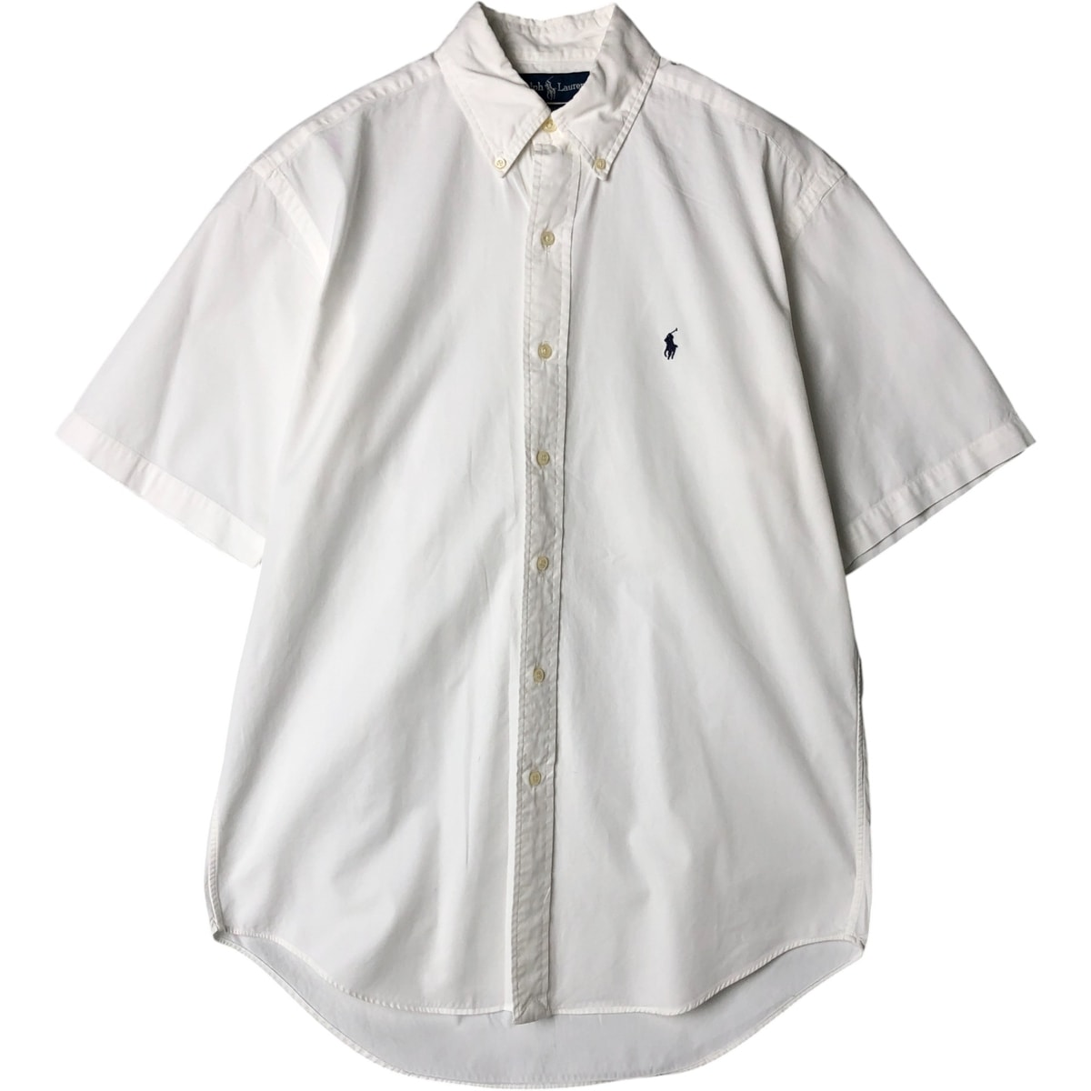 古着 ラルフローレン Ralph Lauren BLAKE 半袖 ボタンダウンシャツ メンズS相当/eaa578277