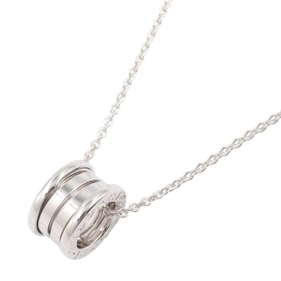 ブルガリ BVLGARI B-zero1 ビーゼロワン ネックレス ネックレス ジュエリー K18WG(ホワイトゴールド) レディース シルバー系 352815 【中古】
