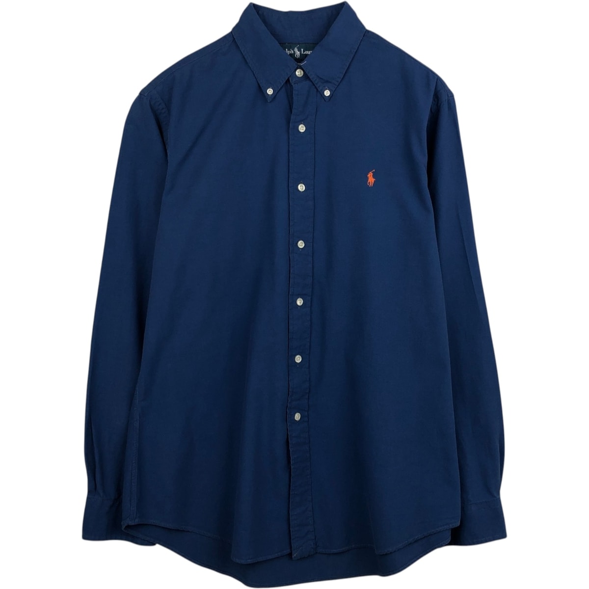 古着 ラルフローレン Ralph Lauren CUSTOM FIT 長袖 ボタンダウンシャツ メンズL相当/eaa628571