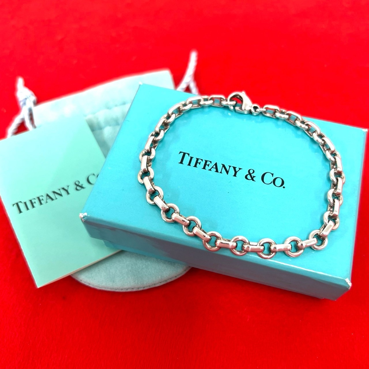 TIFFANY&Co. ティファニー ドーナツチェーン ブレスレット シルバー925 ブレスレット シルバー
 32255
