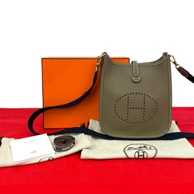 HERMES エルメス エヴリン TPM 16 アマゾーヌ トリヨンクレマンス ショルダーバッグ グレー
26769